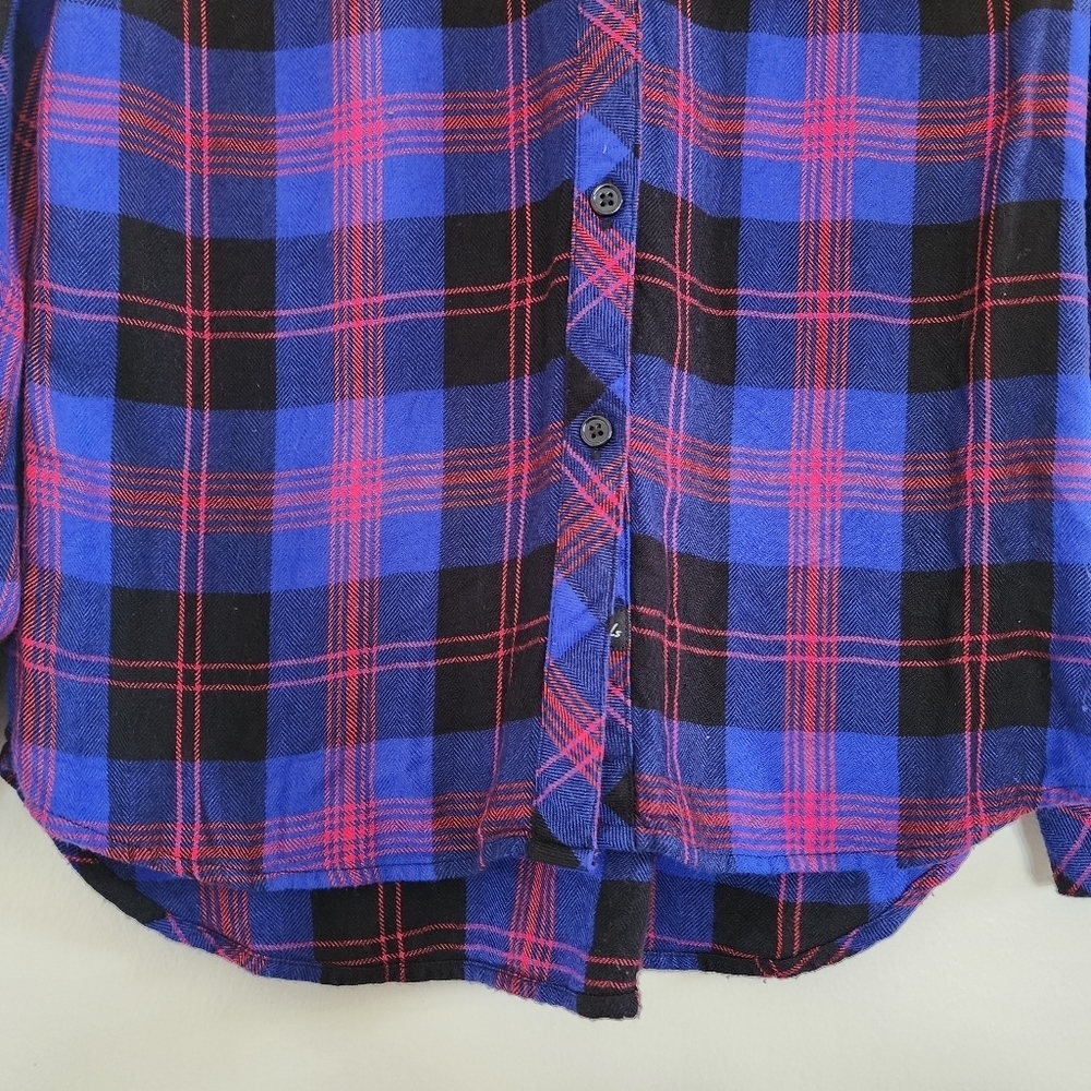 Rails Hunter Flannel Plaid Button Down Shirt Size XS - Picture 5 of 13
